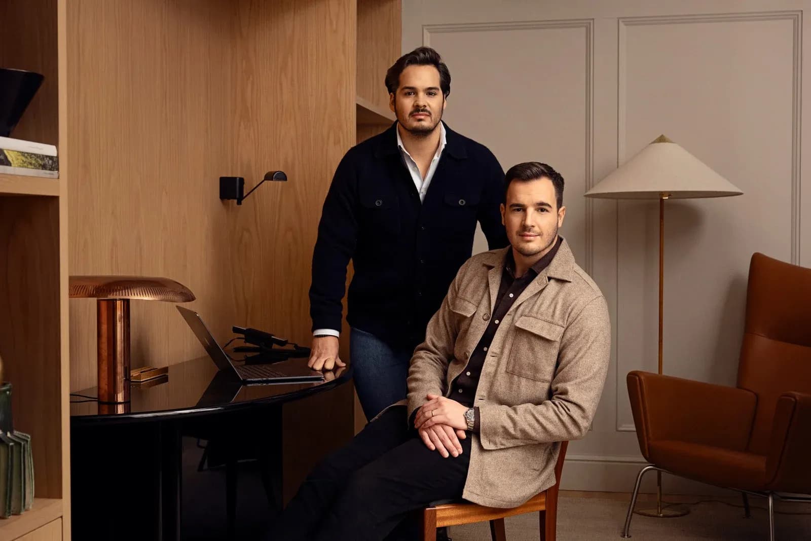Endra CEO Niklas Lindgren with co-founder and President Anton Juric